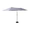 Flash Furniture Elizabeth Commercial Grade 15 FT Triple Head Patio Umbrella with Crank and Easy Lift Functionality in Gray GM-WL-UU021-GRY-GG - alternate 2